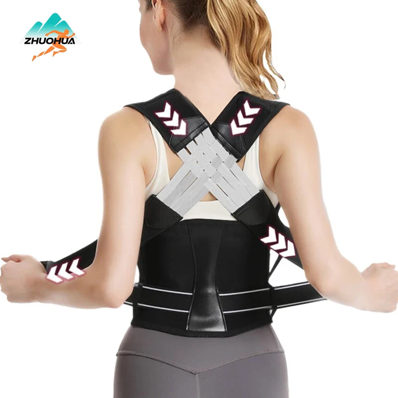 

ZHUOHUA Shoulder and back posture correction with camel straps, adult body shape correction, male and female back support