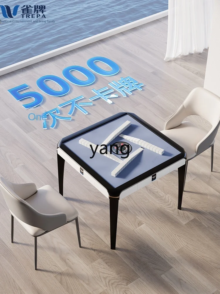 CX Cyclone Roller Coaster Mahjong Machine Full-Automatic Household Dining Table Dual-Purpose Oblique Port Push-Free Plate