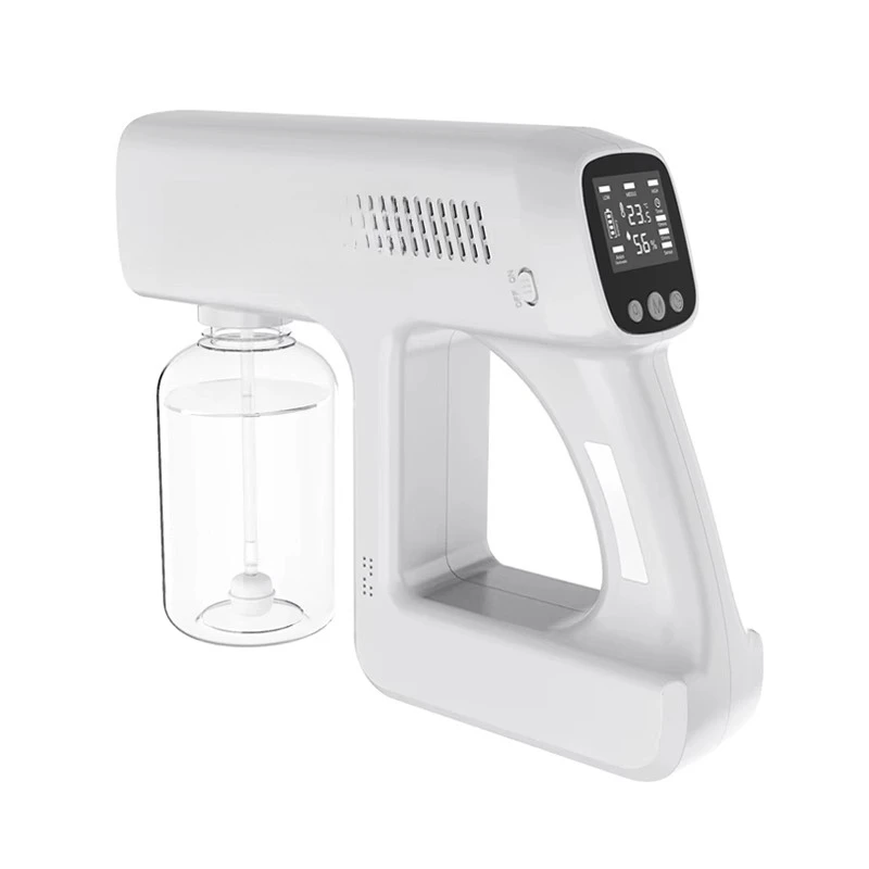 

Disinfection gun Nano sprayer Blue light alcohol household, small sterilization pet electric atomizer