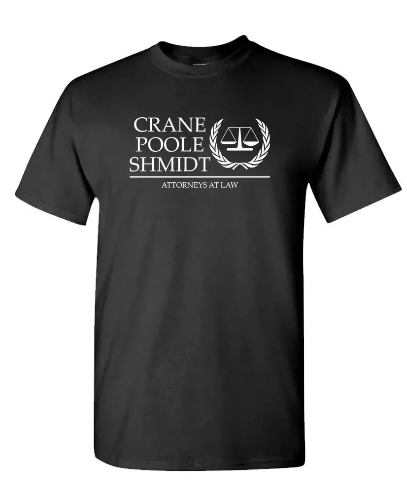 CRANE POOLE & SCHMIDT Attorneys At Law - Cotton Unisex T-Shirt