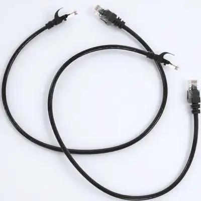 

2pcs Gigabit Ethernet Cat6 Network Cable High-Speed Copper Aluminum Durable Long Lifespan Home Router for Computer
