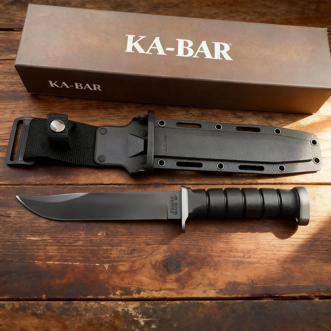 

Kaba-1282 tactical straight knife, wilderness survival knife, jungle obstacle removal knife, adventure emergency tool