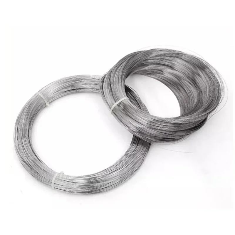 304 aço inoxidável fio de aço macio/duro diâmetro 0.05-6mm fio único amarração fio de ferro macio à prova de ferrugem