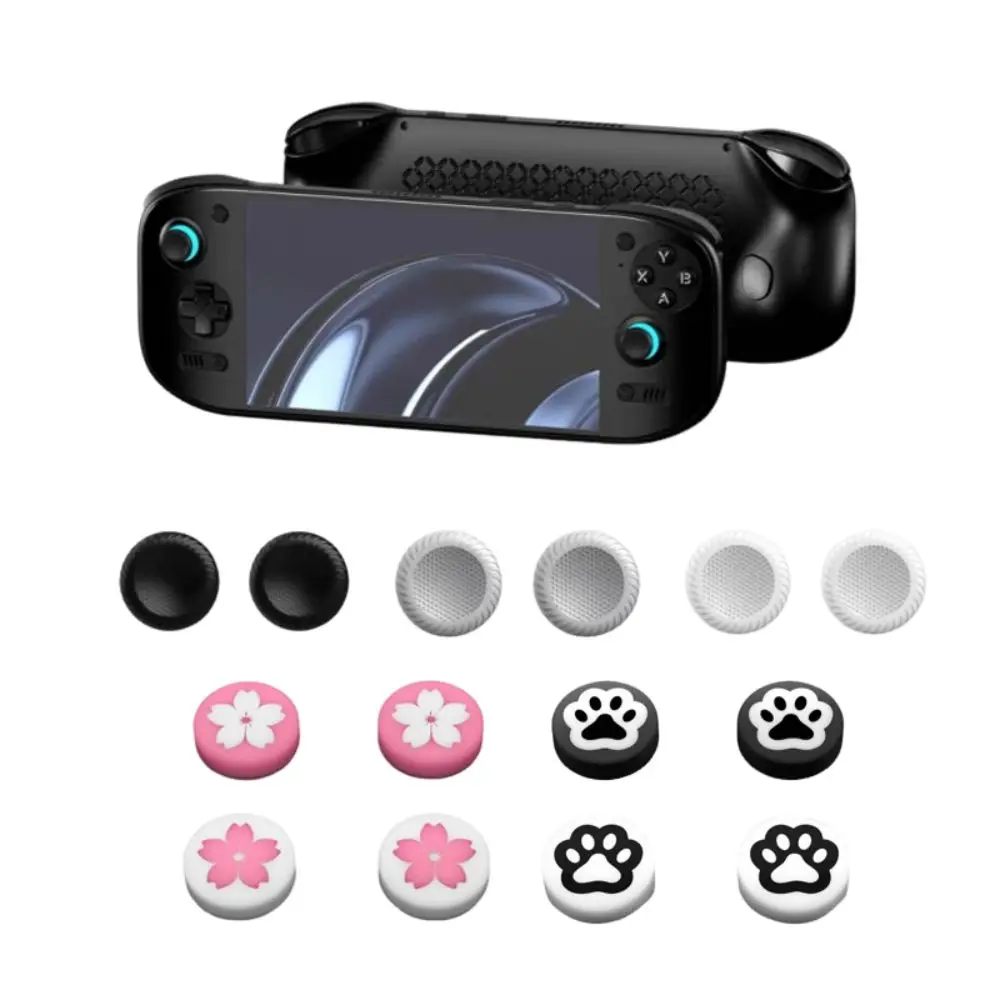 

4PCS Colorful Big Joystick Cap Non-slip Silicone Game Console Joystick Rocker Accessories for Odin 2 Portal/Odin 2 Mini/Odin 2
