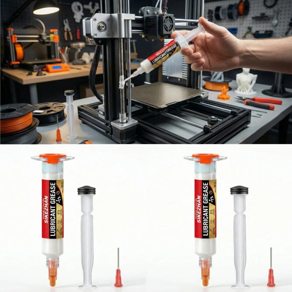 3D Printer White Grease Lubricant Lube for Linear Rails Lead Screws Rods CNC Bearings Reduce Noise Smooth Printing Maintenance