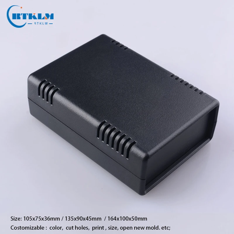 ABS junction box diy plastic enclosure Small desktop box black plastic housing electronic projects custom box