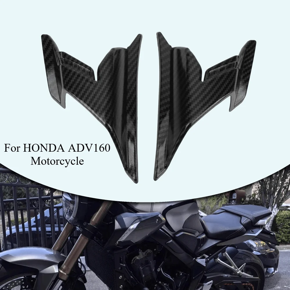 For HONDA ADV160 Motorcycle Fairing Spoiler Dirt Pit Bike Wind Fairing Winglets Fin Trim Cover 2022-2023 Enduro Accessories