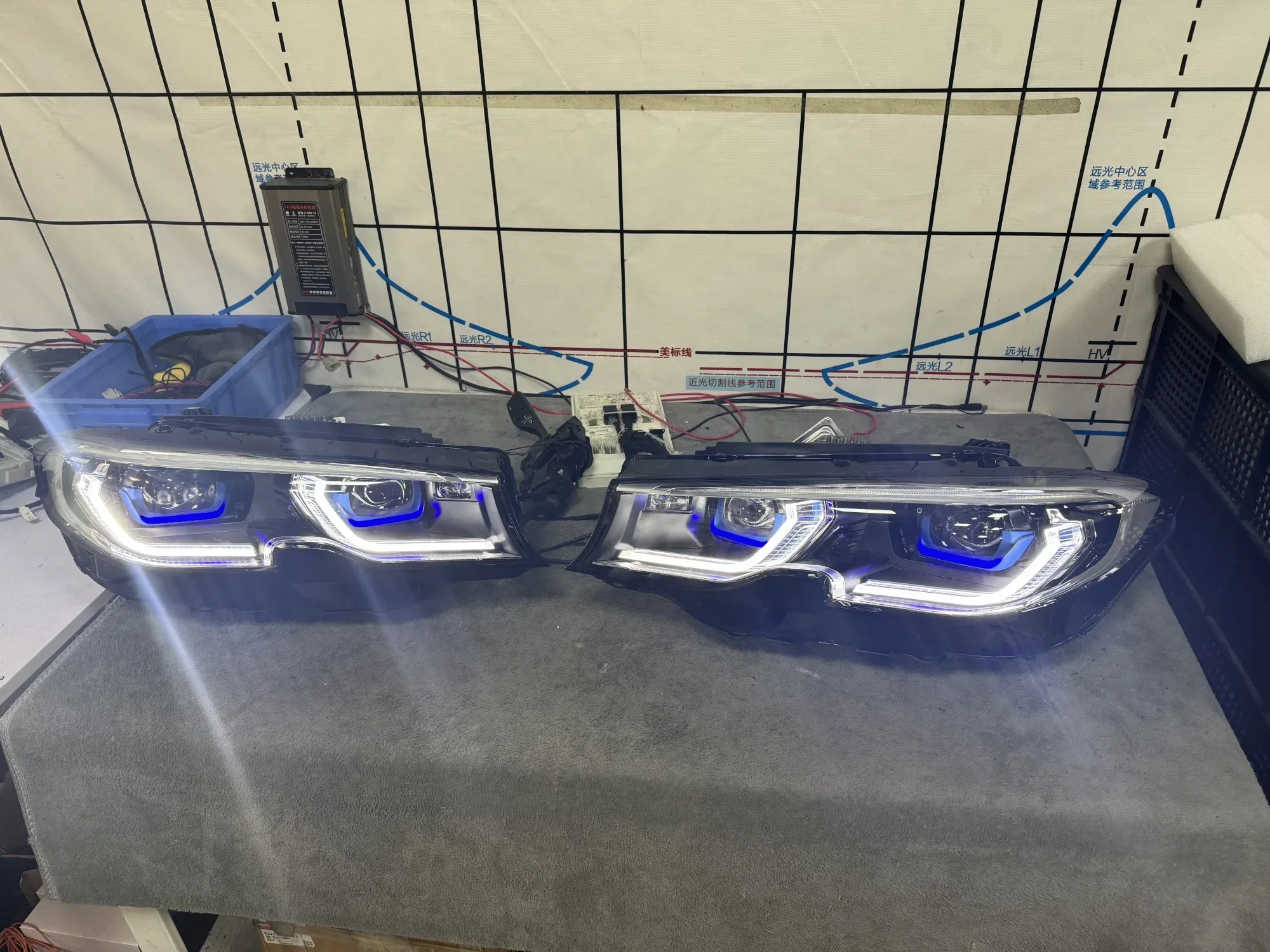 NickSuitable for BM W 3 Series G20 Headlight M340i 19-22 Years 3 Series G20 Plug and Play LED Laser Headlight Upgrade