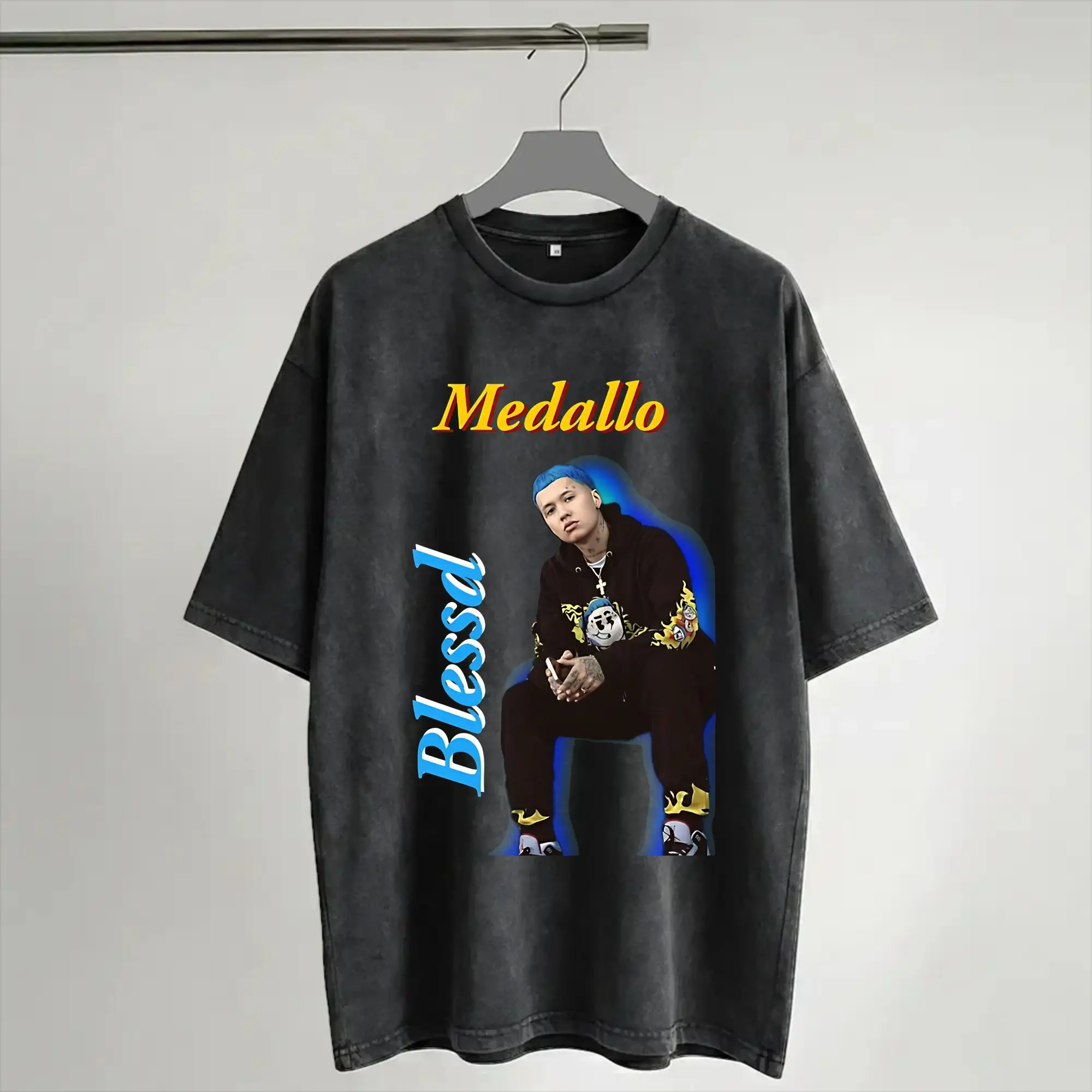  Ryan Castro Album Tour 2026 Washed T Shirt Streetwear Hip Hop Vintage T-Shirts  Tees Men Women Short Sleeve Oversize