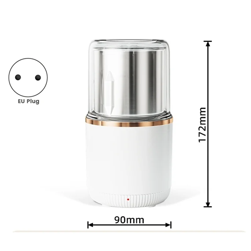UNCL 전기 커피 그라인더 커피 및 향신료 그라인더 허브 땅콩 곡물 콩 EU 플러그 용 전기 스테인레스 스틸 그라인더