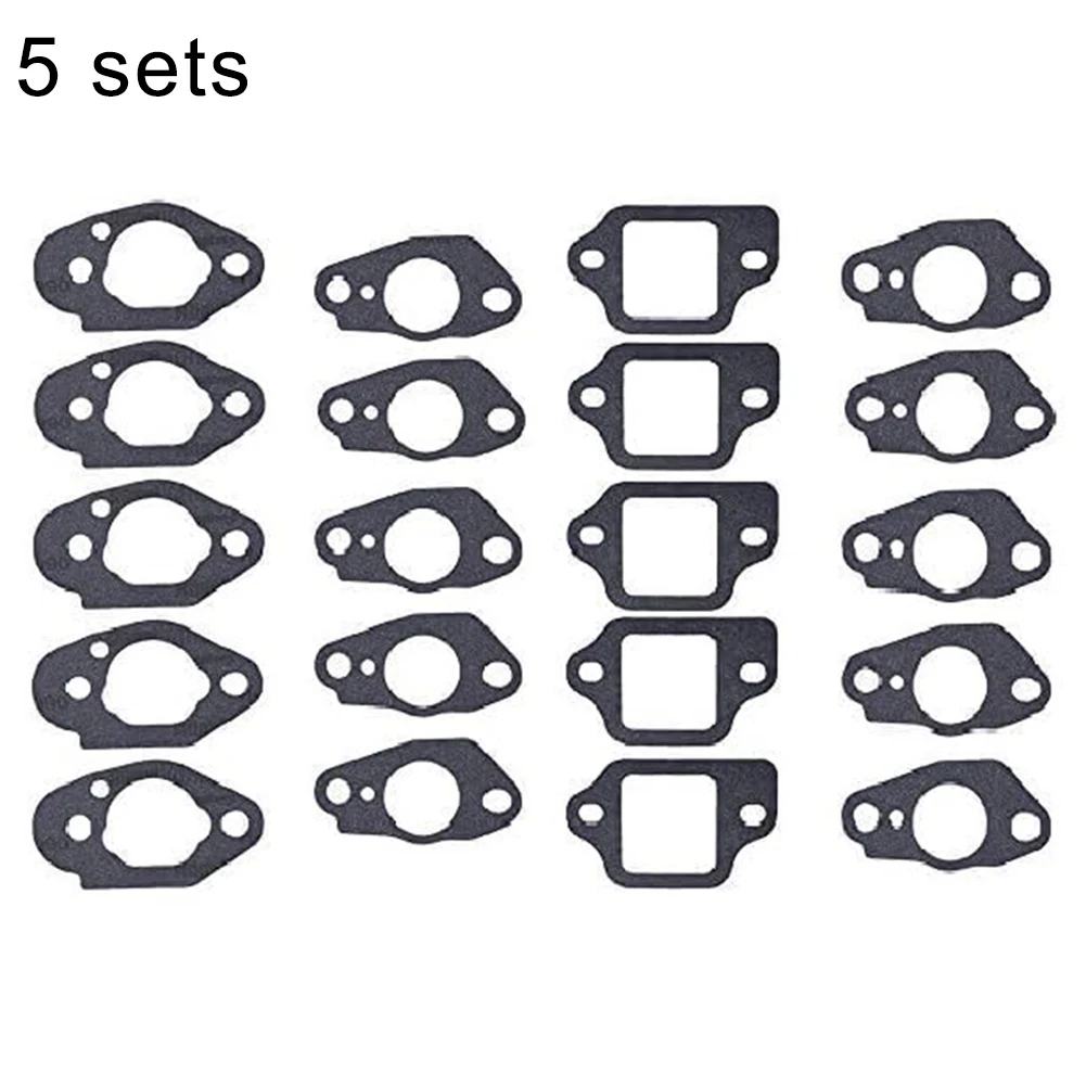 For Lawn Mower Repair Carburetor Gasket Leak Prevention Gasket Set Carburetor Non-Asbestos Leak Prevention Non-asbestos Material