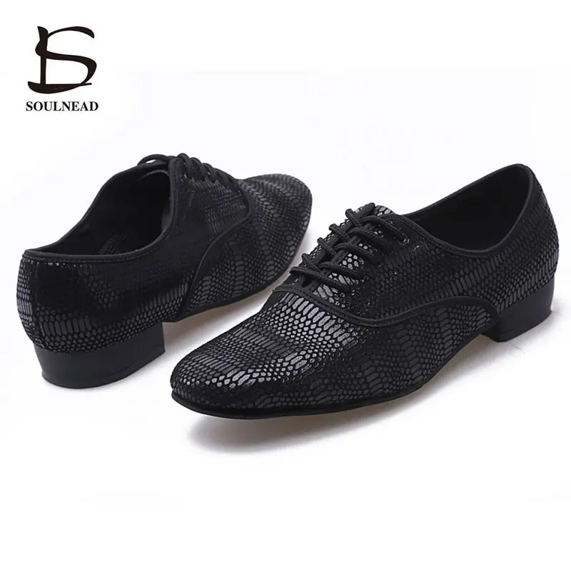 Men's Latin Dance Shoes Salsa Jazz Shoes Rubber Soft Sole Adult Men's Tango Ballroom Modern Dancing Shoe Man Sneakers Size 38-49