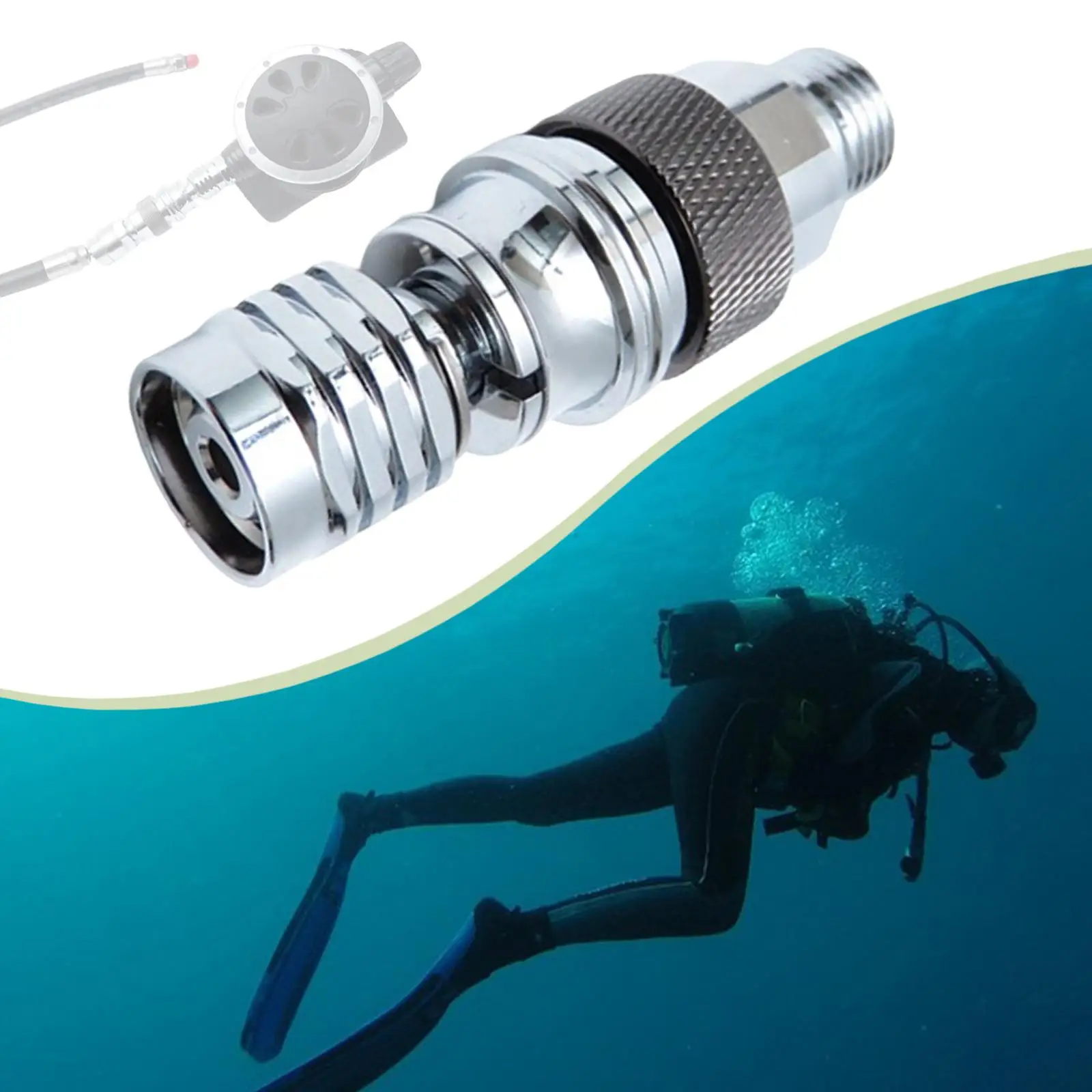 

Scuba Regulator Self Locking Easy Installation Practical Reliable High Performance Wear Resistant