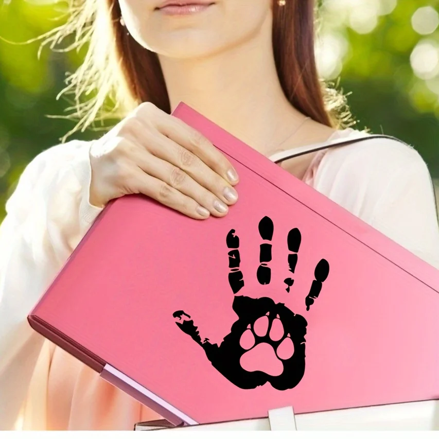 قطعة واحدة من ملصقات السيارات - شارات بصمات يدوية وطبعات مخالب تضيف لمسة مرحة على سيارتك وإكسسوارات سيارات الكلاب. #6