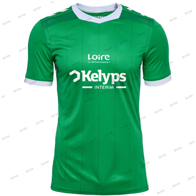 24/25 New Saint-รtienne Sport T-Shirt Comfortable Casual Football Jersey Breathable Loose Training Wear Unisex Motorcycle Tshirt
