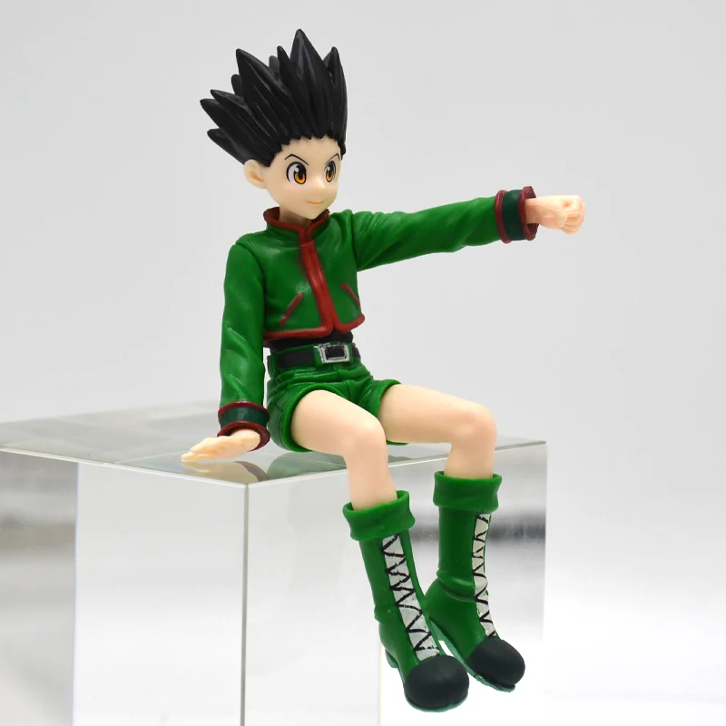 Hunter x Hunter Anime Action Figure, Gon Freecss, Alluka Zoldyck, Chrollo Lucilfer, Estatueta Kurapika, Brinquedos modelo, Presente, 13cm