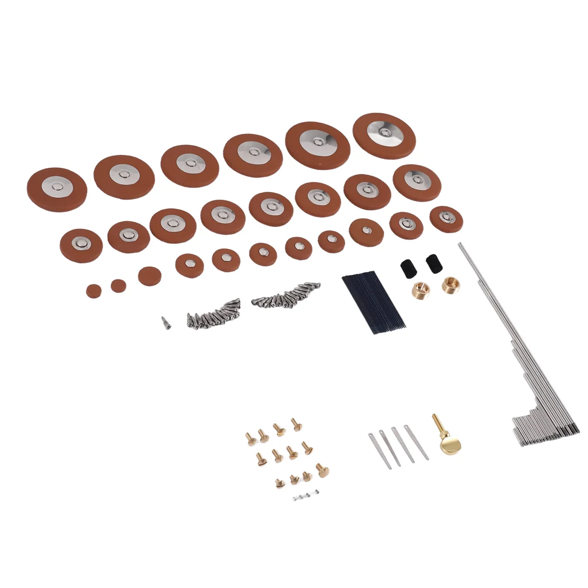 119 Pz/set Sax Contralto Sassofono Parti di Riparazione Viti + Molle Per Sassofono Kit Strumento FAI DA TE Accessori Per Strumenti A Fiato Ricco
