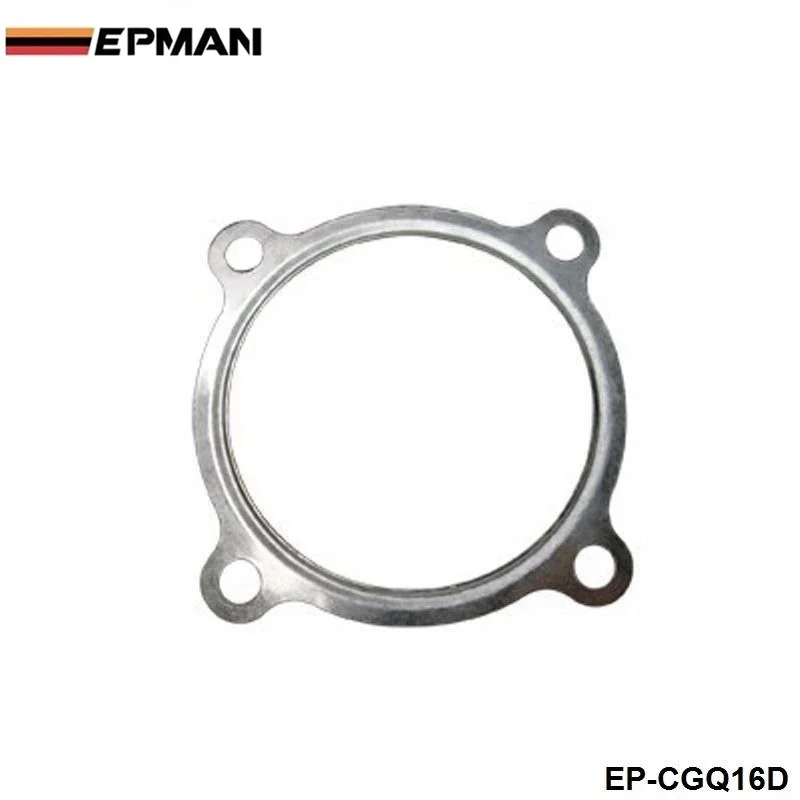 

EPMAN 10PCS/LOT 3" 4 Bolt Turbo - Downpipe Stainless Steel Material Gasket Fits GT30 GT35 Turbochargers EP-CGQ16D