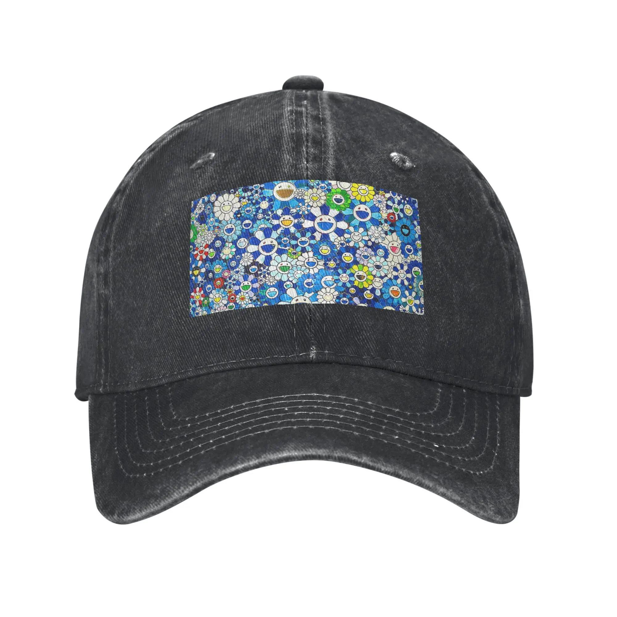 Blue Flow  Fashion Baseball Cap  Dad Hat Brand Man Caps  Forest Hiking Brand Man Caps