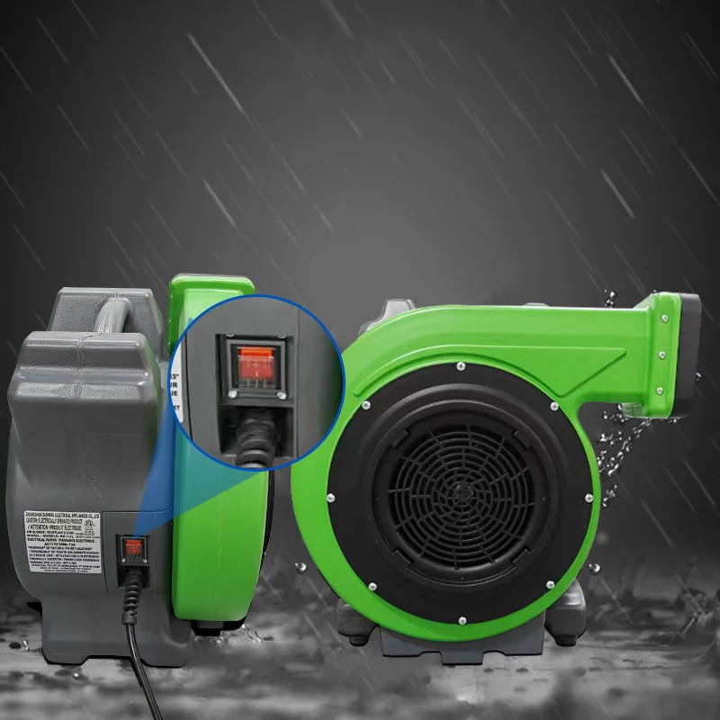 Стабильный надежный тихий 1,5 л.с. водонепроницаемый переключатель воздуходувки для надувных игр Castle Bouncer