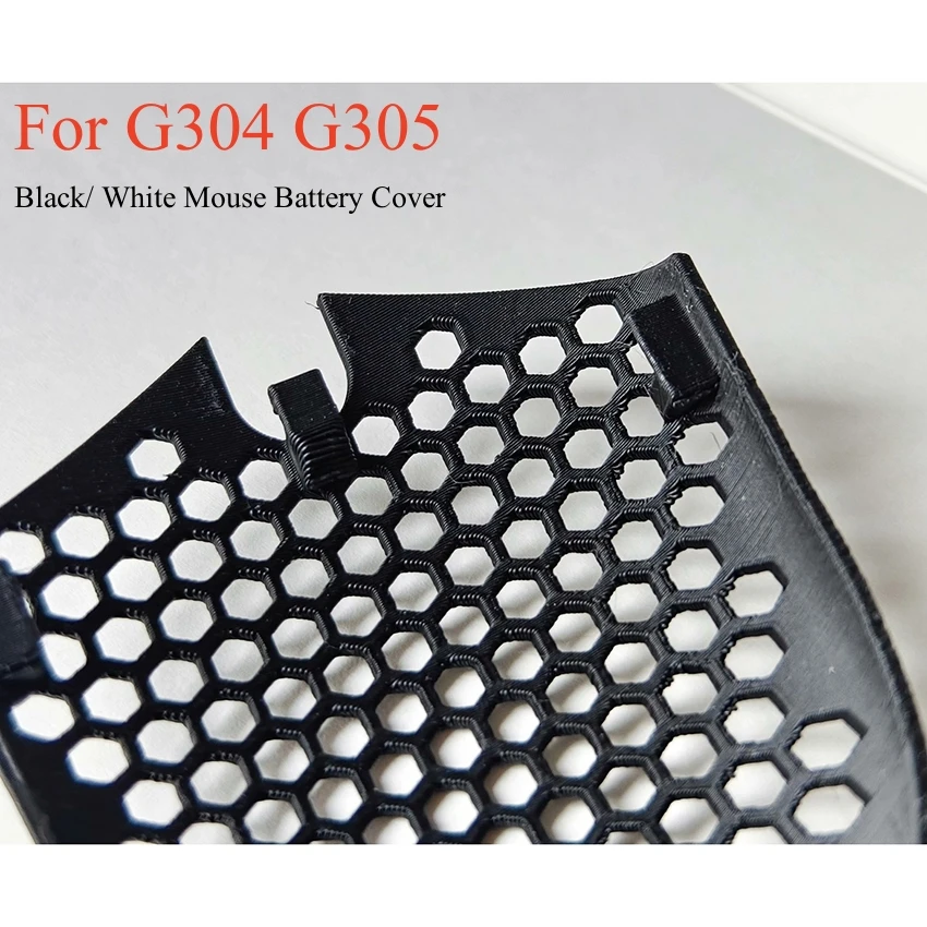 

1 PCS Black / White Mouse Battery Cover for G304 G305 Mouse Replacement Accessories