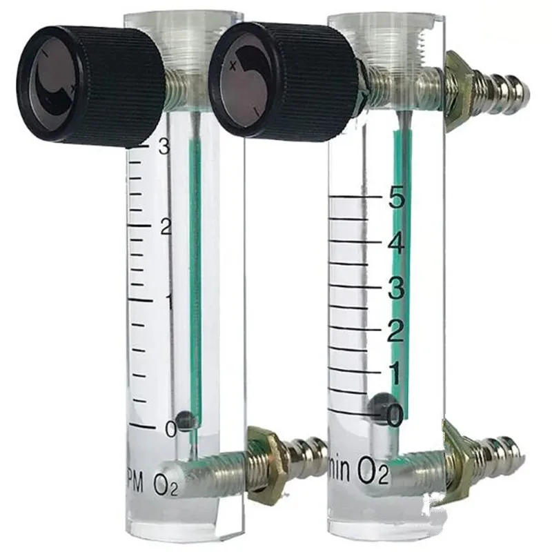 Medidor de Flujo de Oxígeno O2, 0-1, 0-2, 0-5, 0-10, 0-20LPM, para Concentrador de Oxígeno, Medidor de Flujo para Ozono con Controlador de Flujo