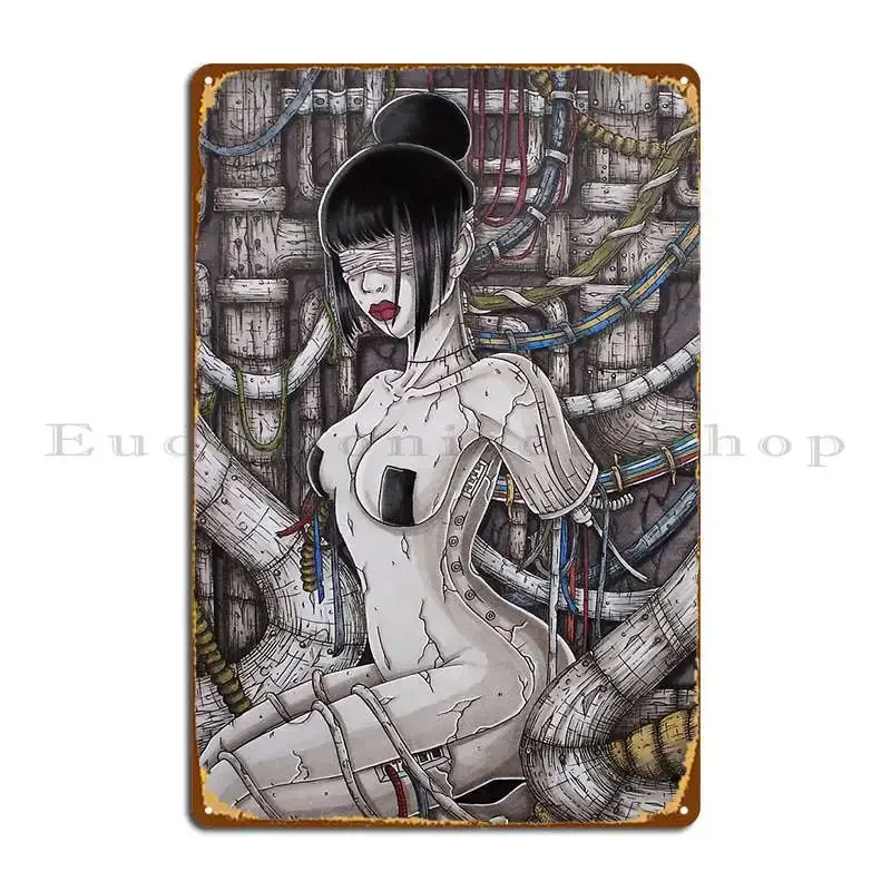 Forgotten Android Dracuria Metal Plaque Bar Wall Decor Living Room Wall Personalized Tin Sign Poster
