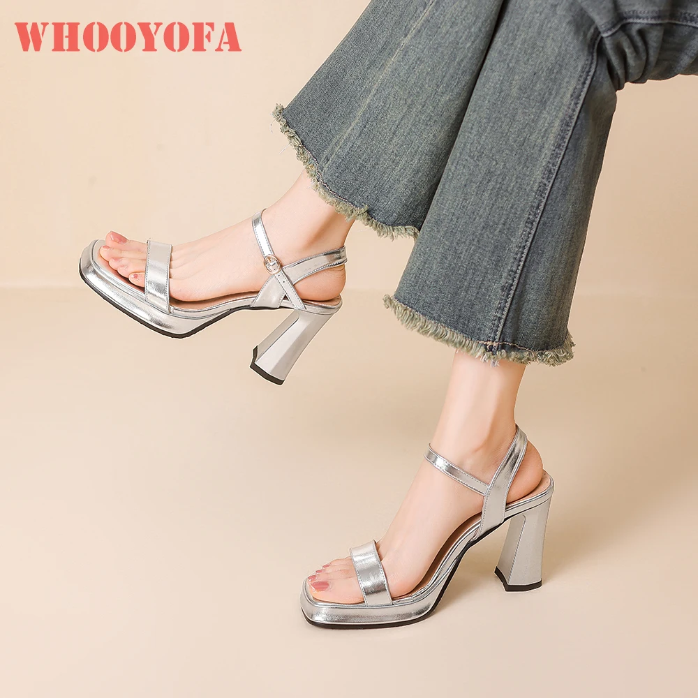 

2026 New Summer Glamour Gold Silver Women Sandals Sexy Platform High Heels Lady Wedding Shoes Plus Big Size 10 44 46