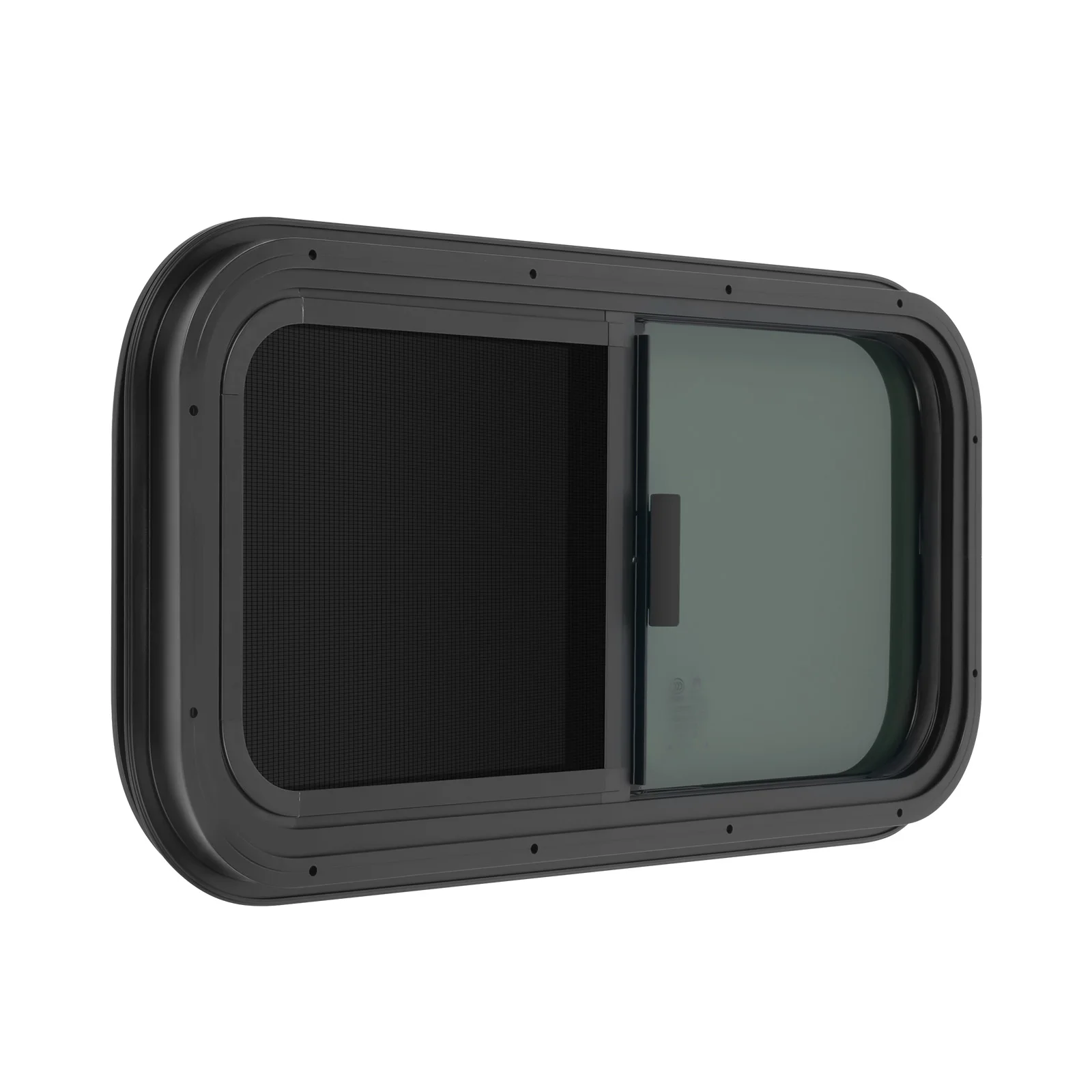 Aluminiumlegierung, 60 x 30 cm, getöntes Wohnwagen-Seitenfenster, Wohnwagen-Seitenfenster, Glasfenster für Wohnmobil-Anhänger, Pickups, Wohnmobile