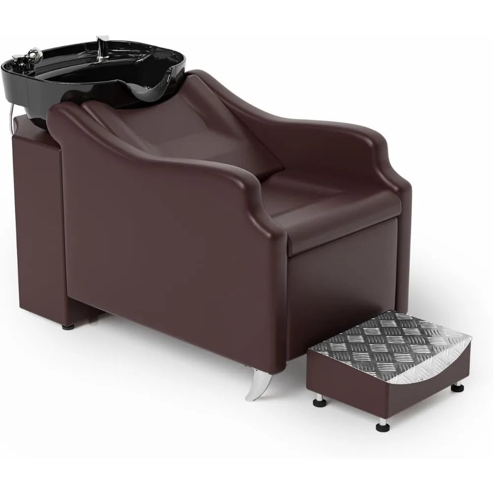 

Shampoo Chairs, Salon Sink Hair Wash Chair Shampoo Station, Barbershop Beauty Spa Massage Hairdressing Equipment