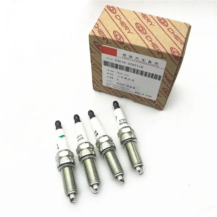 

(4pcs/kit) spark plugs set for Chinese CHERY A1 A3 A5 TIGGO ARRIZO 1.6L SQRE4G16 engine Auto car motor parts E4G16-3707110