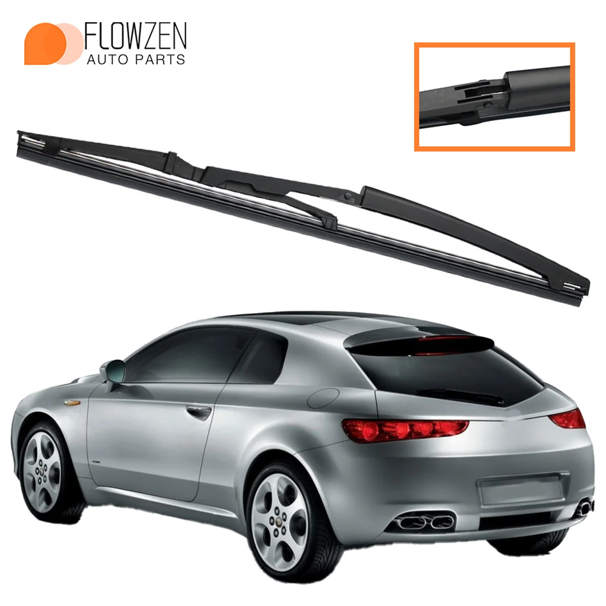 1 Stück Heckscheibenwischer passend für Alfa Romeo Brera 939 2006-2010 Autoteile Heckscheibenwischerblätter Scheibenwascherzubehör