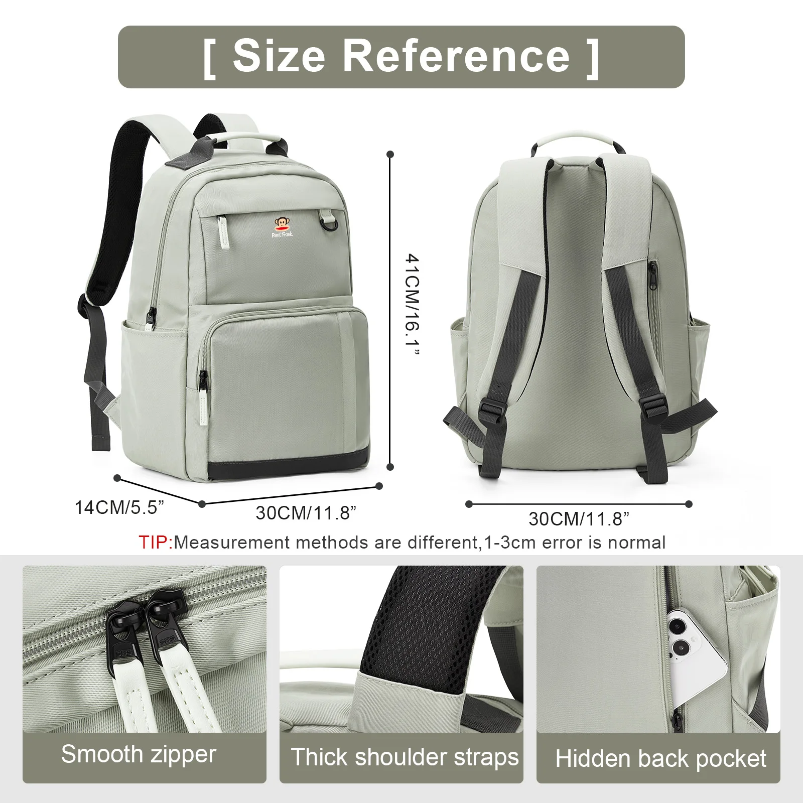 حقيبة ظهر بول فرانك للسفر للمدرسة، حقيبة ظهر كاجوال للطلاب ذات سعة كبيرة للفتيات والأولاد، حقائب ظهر مدرسية جامعية