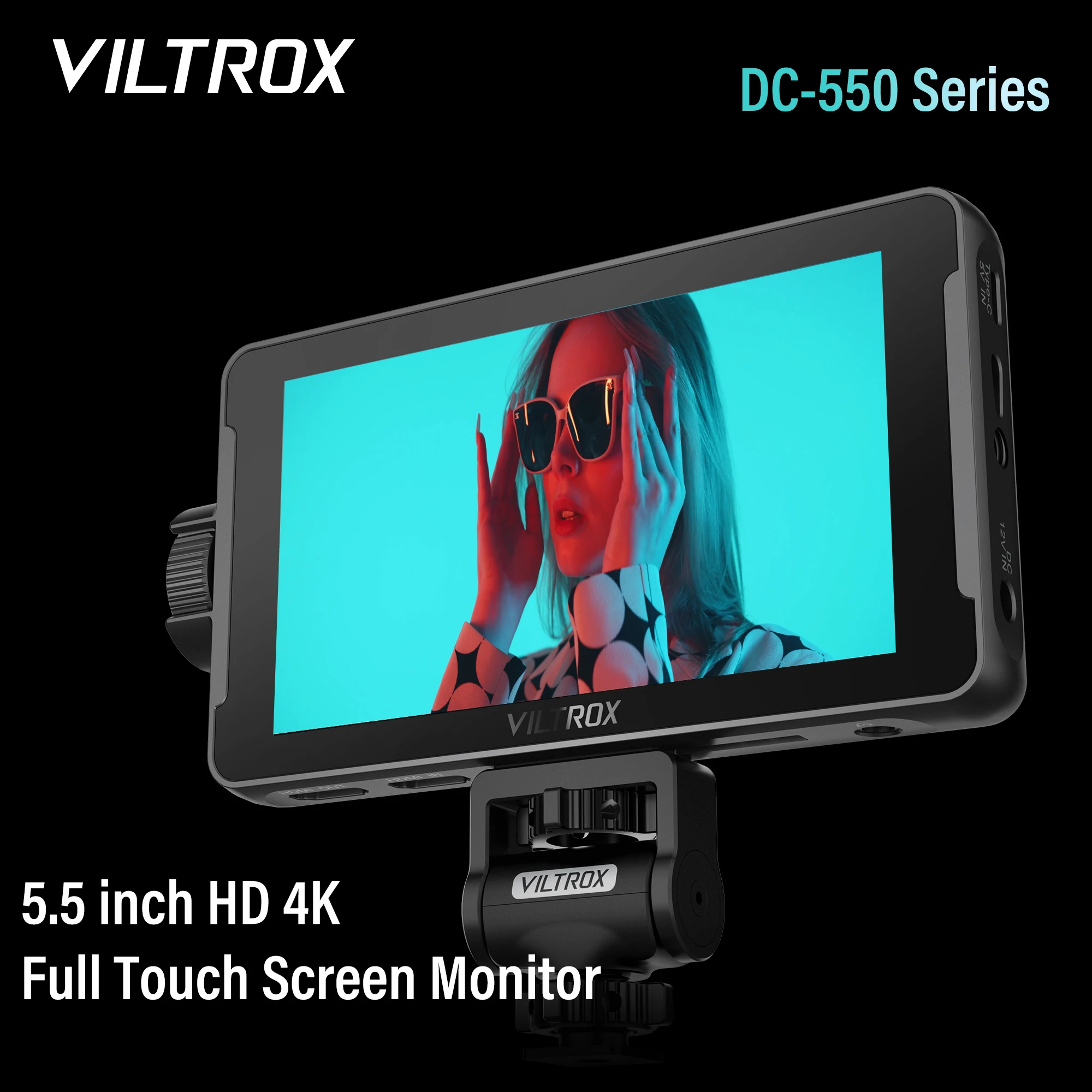 

VILTROX DC-550 Ultra Clear Display 5.5 Inch Profissional Camera Studio 4K 30Hz HDM Monitor Touch Screen 3D LUT Director Monitor