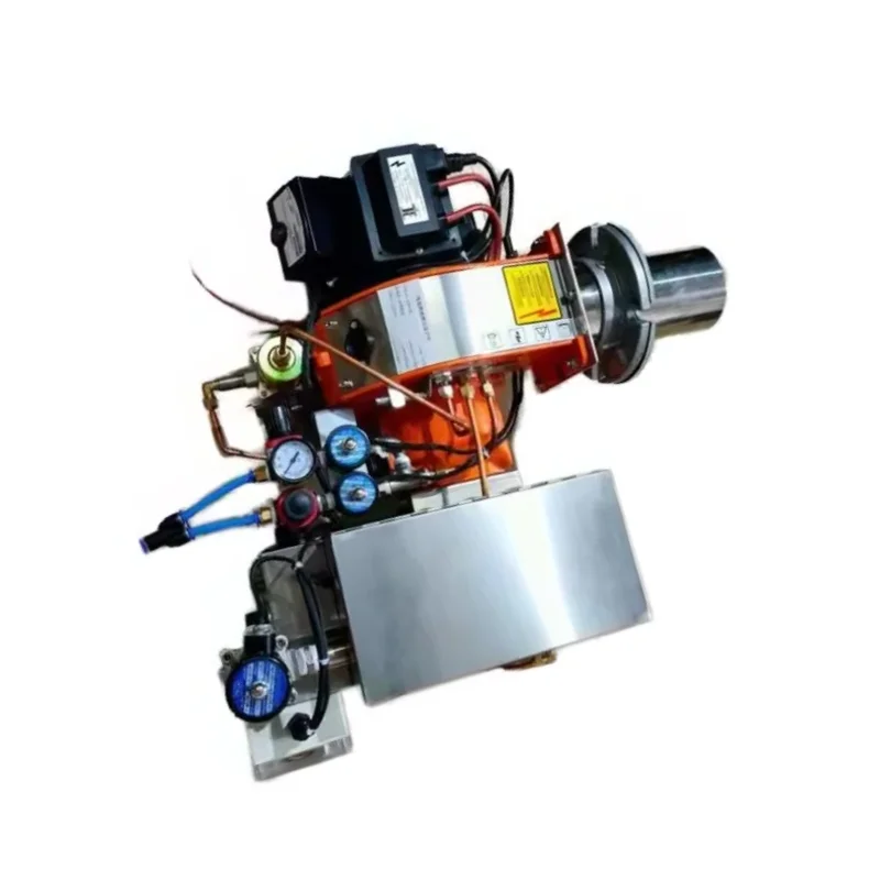 Double Stage 230kw Waste Oil Burner Air Atomization Heavy Oil Multiple Fuels Powder Coating Used Fuel Heater For Boiler