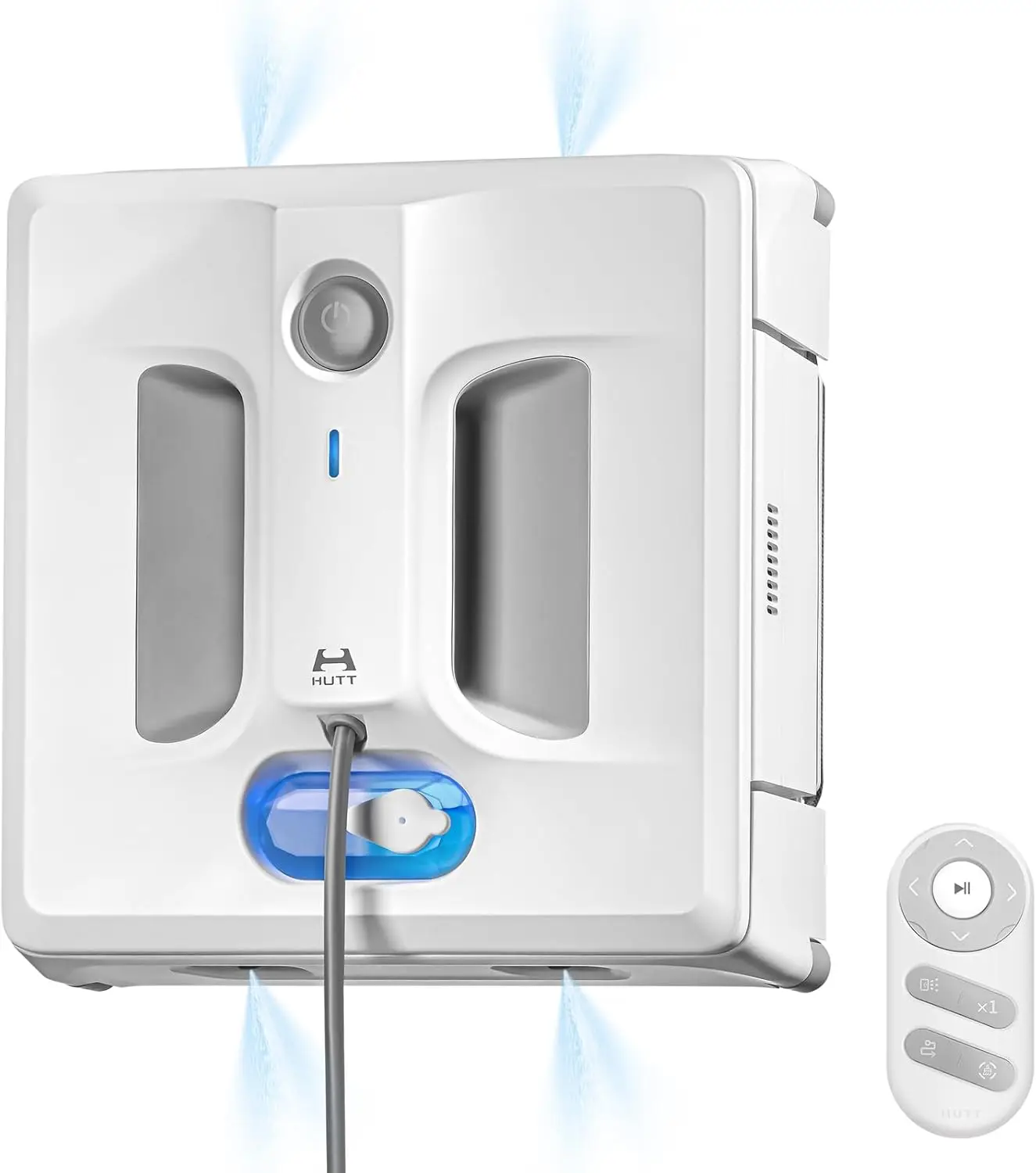 

Window Cleaning Robot A1, Upgraded 4 Water Spray & 6000PA High Suction Power Window Cleaner with Laser Sensor Detection