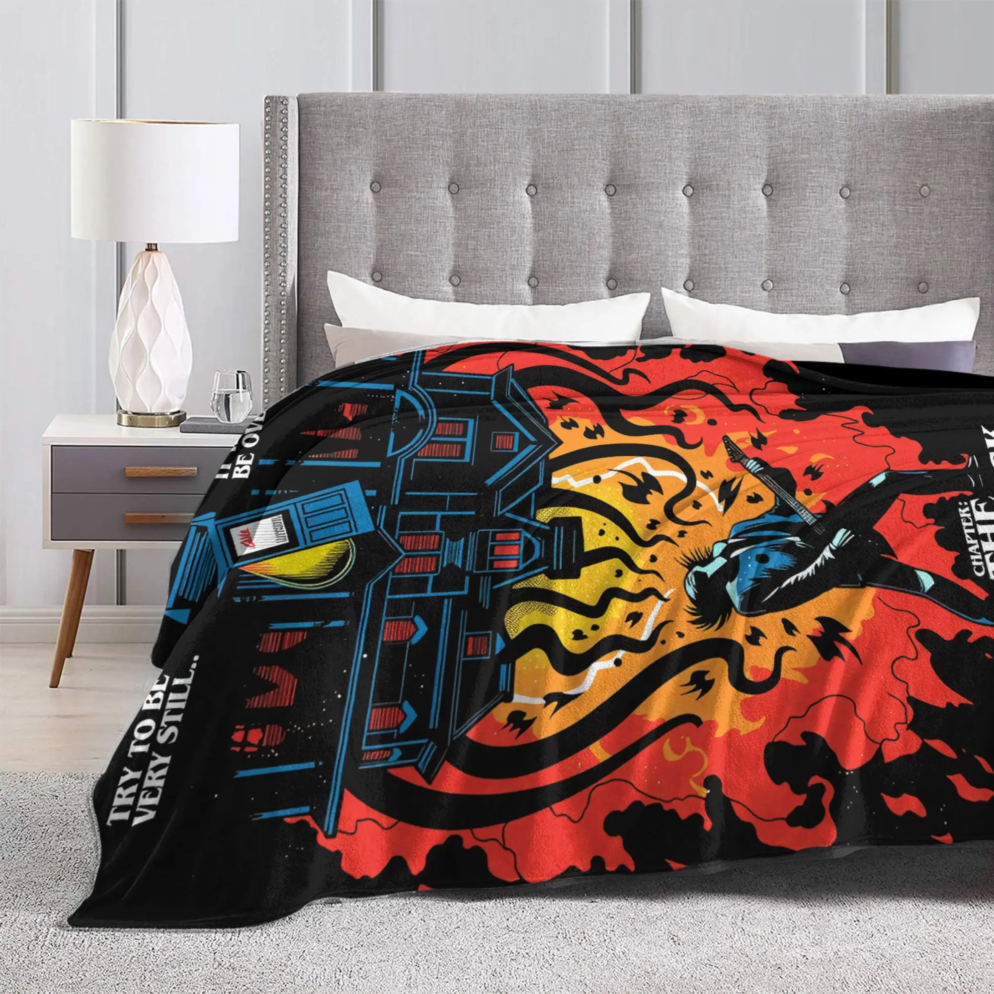 البطانيات المسلسلات التلفزيونية الأمريكية إدي مونسون لينة نمط أفخم رمي بطانية للفتيات الفتيان في الهواء الطلق الفانيلا المفرش غطاء السرير #4