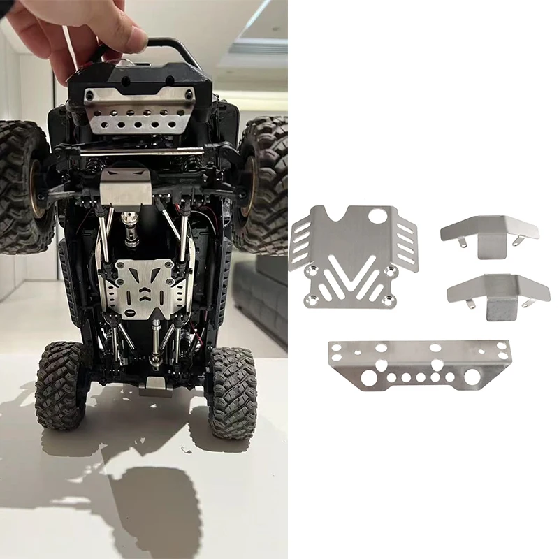 1 Set 304 Chassis Rüstung Für MJX HYPER GO 1/12 H12Y H12Y + H12P Fernbedienung Auto Upgrade Zubehör Nicht zerstörungsfreie Installation – Detail 1
