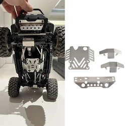 1 Set 304 Chassis Armor For MJX HYPER GO 1/12 H12Y H12Y+H12P Remote Control Car Upgrade Accessories Non Destructive Installation