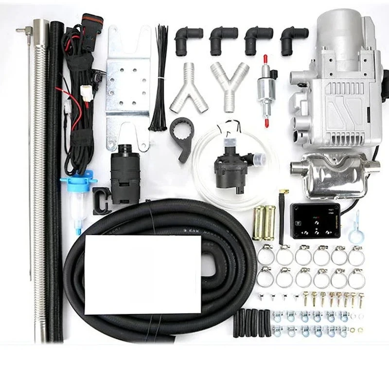 12V 5KW Parking Heater Engine Preheater With Remote Control Switch Vehicle Antifreeze Heating For Car SUV Trucks RV