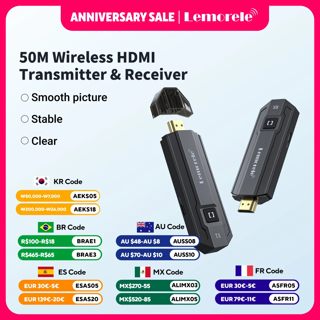Lemorele Wireless H…