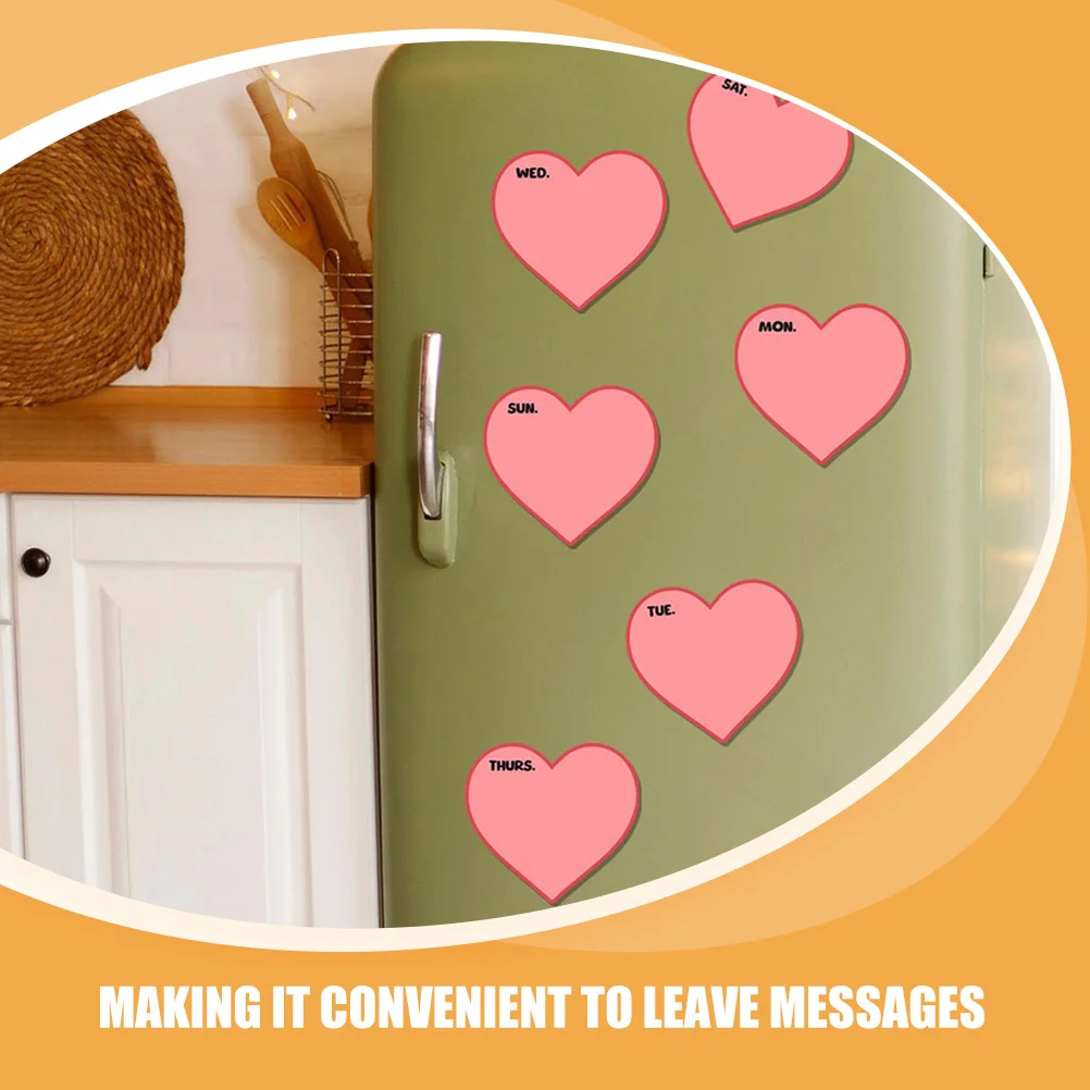 8 قطعة ملصق سبورة بيضاء أسبوعي قابل لإعادة الاستخدام وقابل للمسح منظم رسائل مذكرة متعدد الوظائف للمنزل والمكتب والفصول الدراسية والمسح الجاف #4