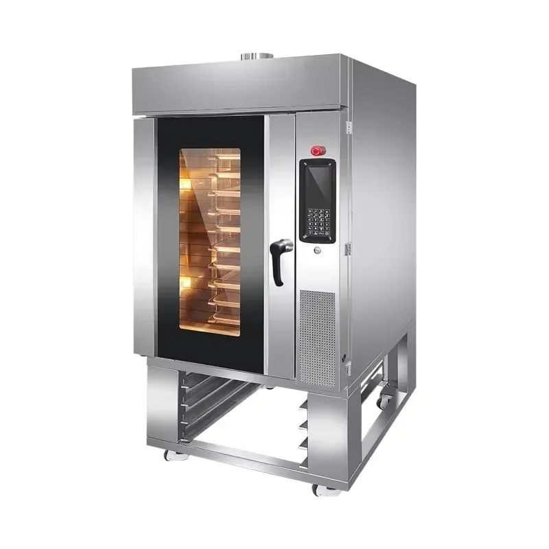 10 Trays Industrial Hot Air Toaster Bake Countertop Bakery Electric Gas Convection Oven