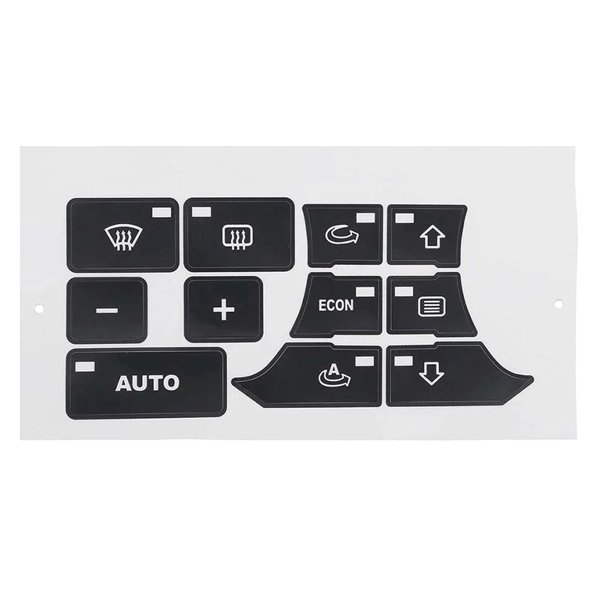Button Repair Car Sticker Front Practical For A3 8P Climate Control Sticker Direct Replacement Auto Accessories
