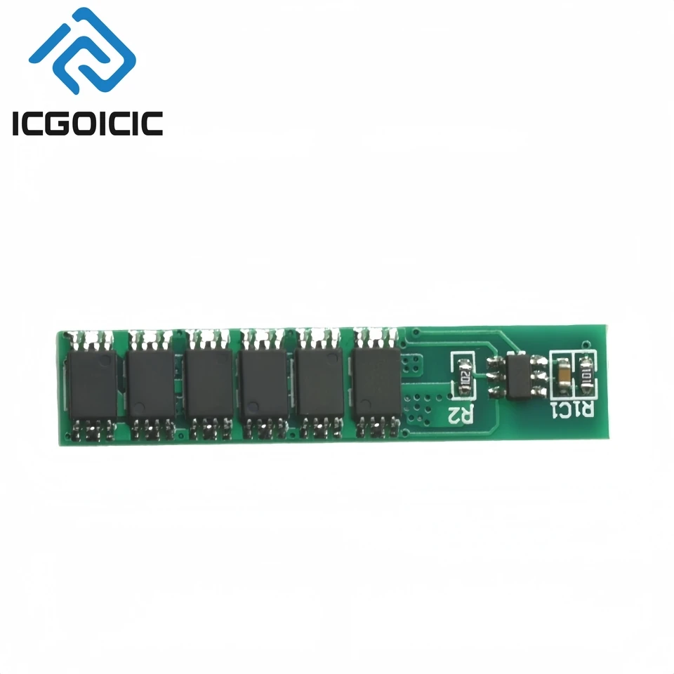 1–50 Stück 1S 12 A Batterieschutzplatine für 18650 – LiFePO4 (3,2 V) oder Li-Ion (3,7 V) Optionen, 6-MOS BMS