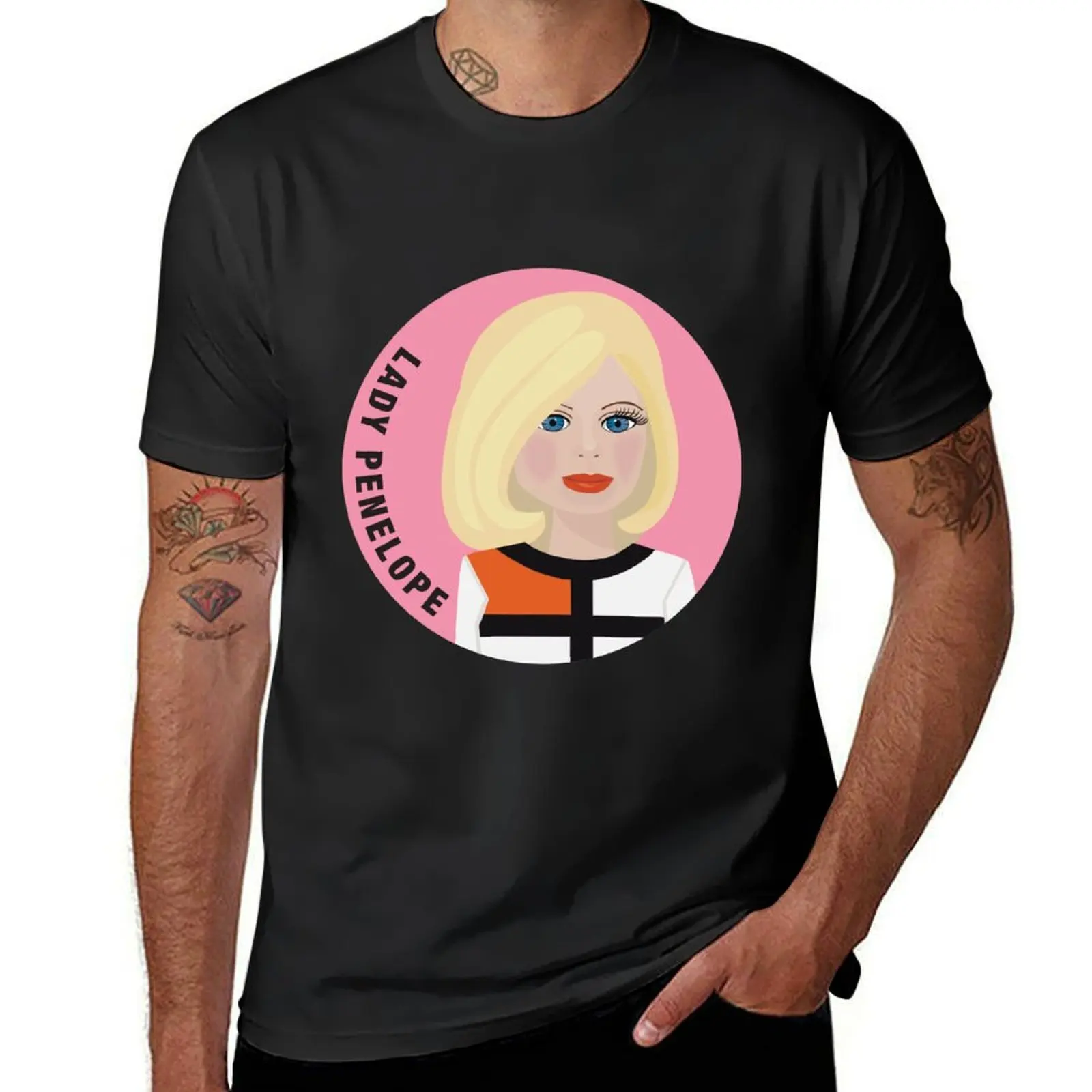 lady Penelope - from the Thunderbirds Classic Series T-Shirt oversizeds summer tops T-shirts for men cotton