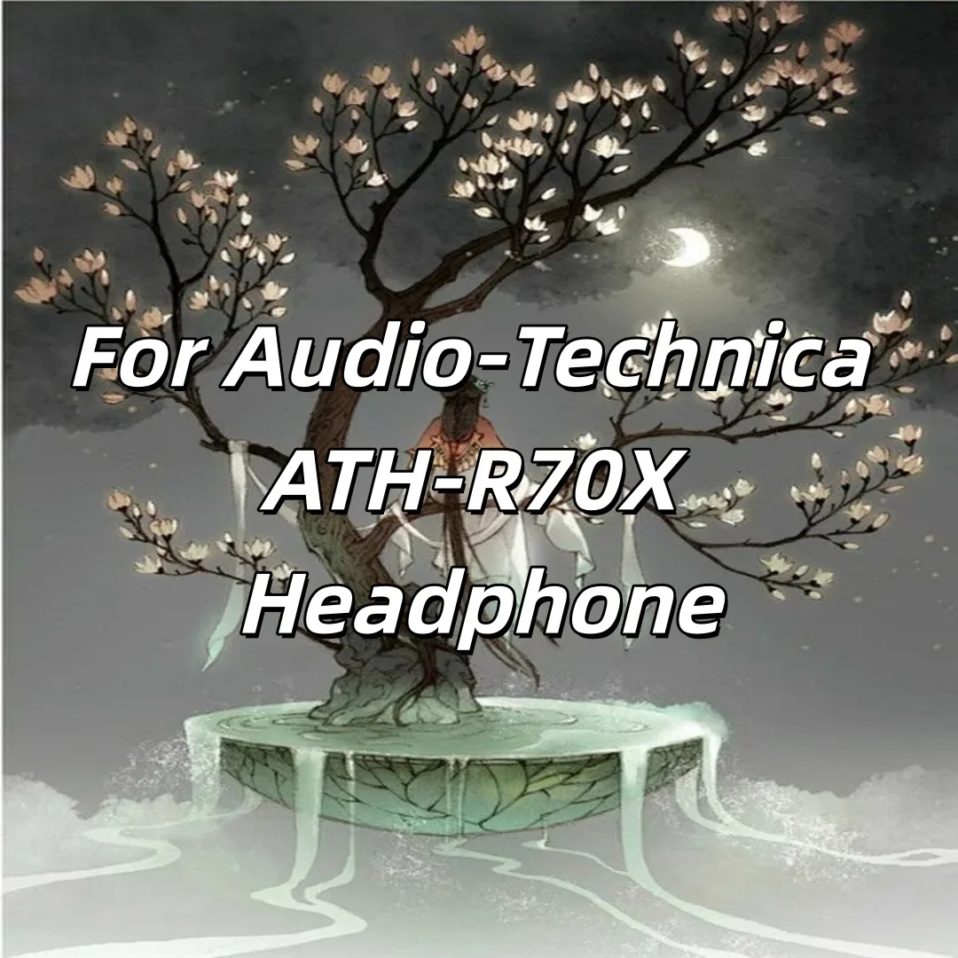 Silver Plated Shield Graphene 99% Pure Silver Sleeve Earphone Cable For Audio-Technica ATH-R70X Headphone 8025