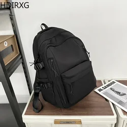 New Nylon Zipper Women's Backpack 2024 Teenager Cute High Quality Schoolbag Casual Handbags Large Capacity School Bags