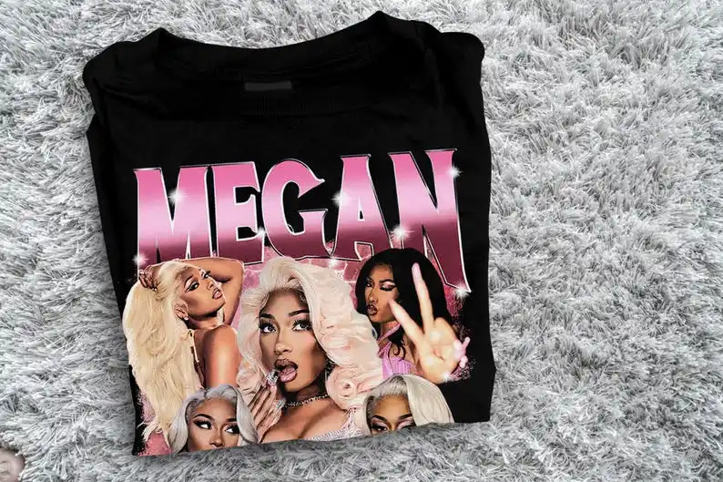 MEGAN THEE STALLION T-Shirt | High Quality | Vintage Hip Hop Music Retro Style 90s Tee