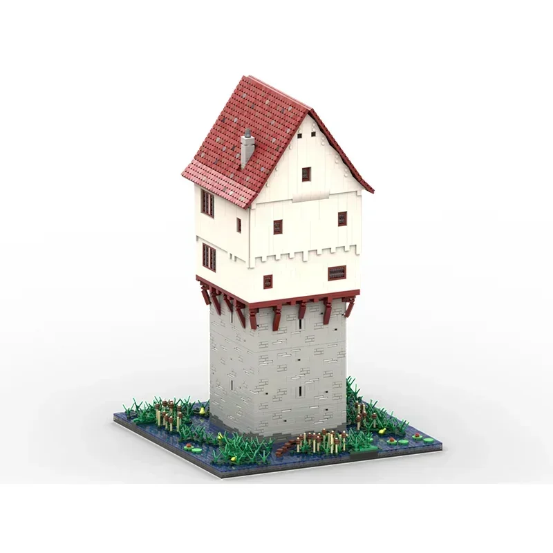 Middeleeuws kasteel Model Moc Bouwstenen Duits torenkasteel Technische stenen DIY-montage HolidayToys Verjaardagscadeau